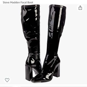 Steve Madden patent leather boots